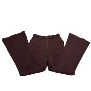Urban Outfitters Flared Red Knit Pants Size Medium